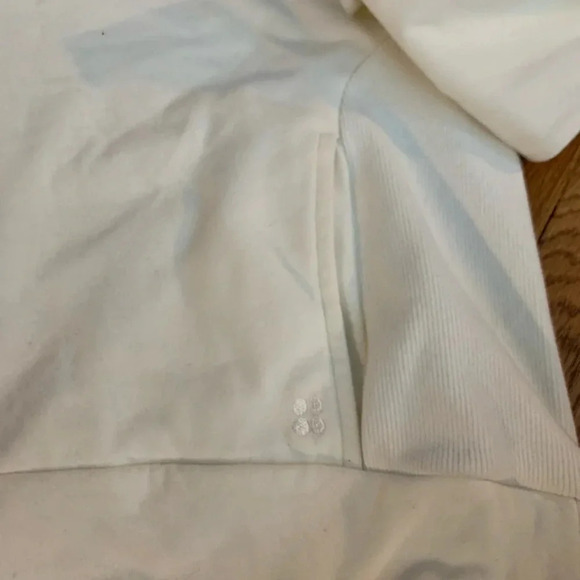 Sweaty Betty Fleece Cowl Neck Sweatshirt XXL NWT in Cream - Picture 5 of 9